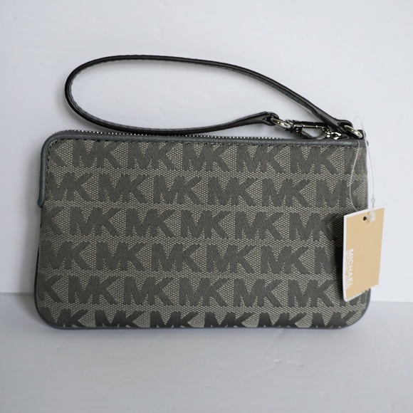 Michael Kors Jet Set Travel TZ Wristlet Grey - Picture 2 of 8